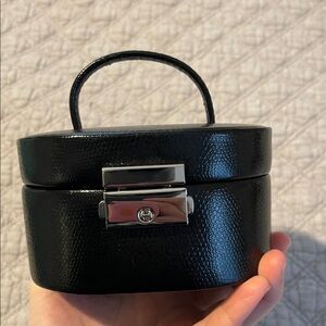 Black Wolf Travel Jewelry Case